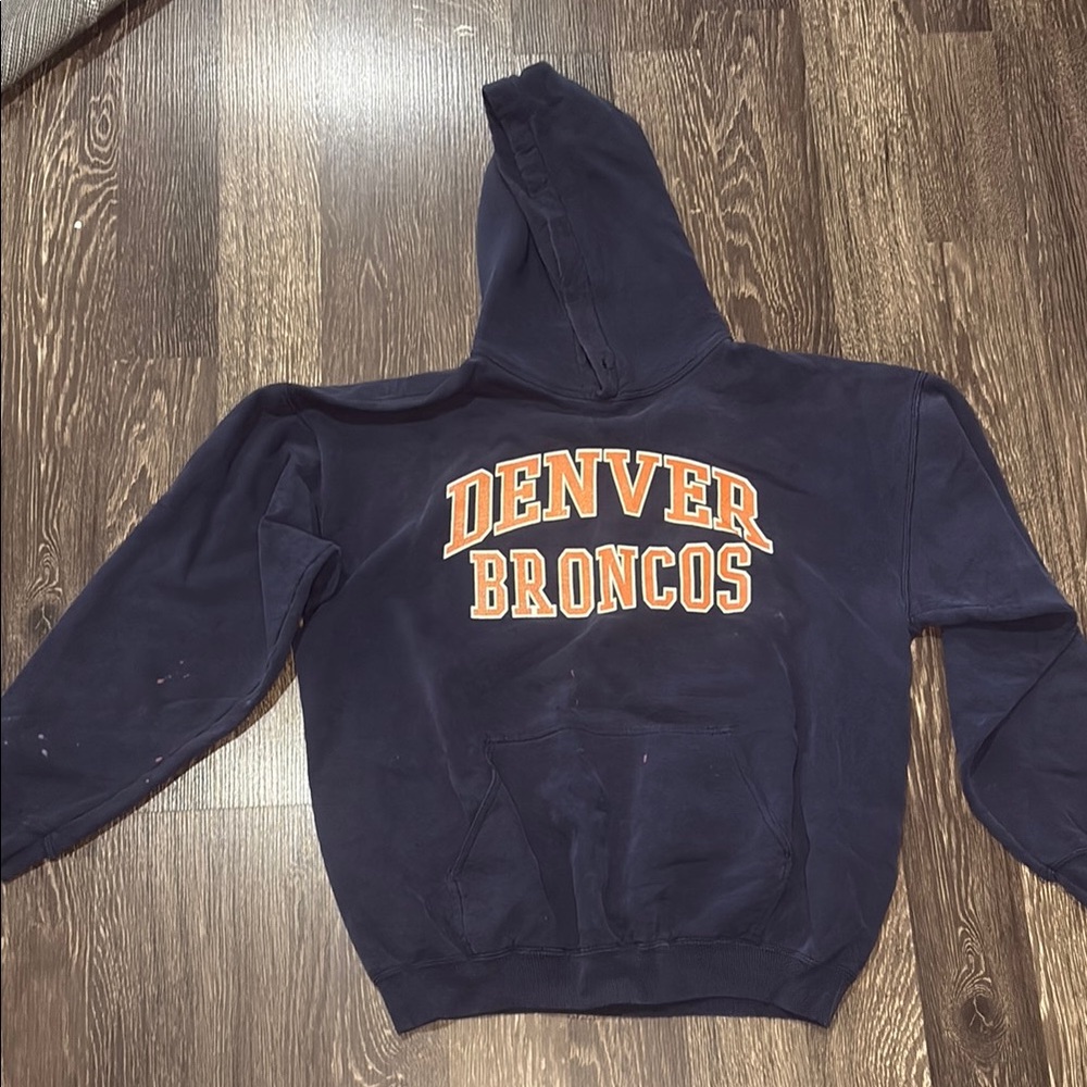 Denver Broncos Hooded Sweatshirt size small/medium